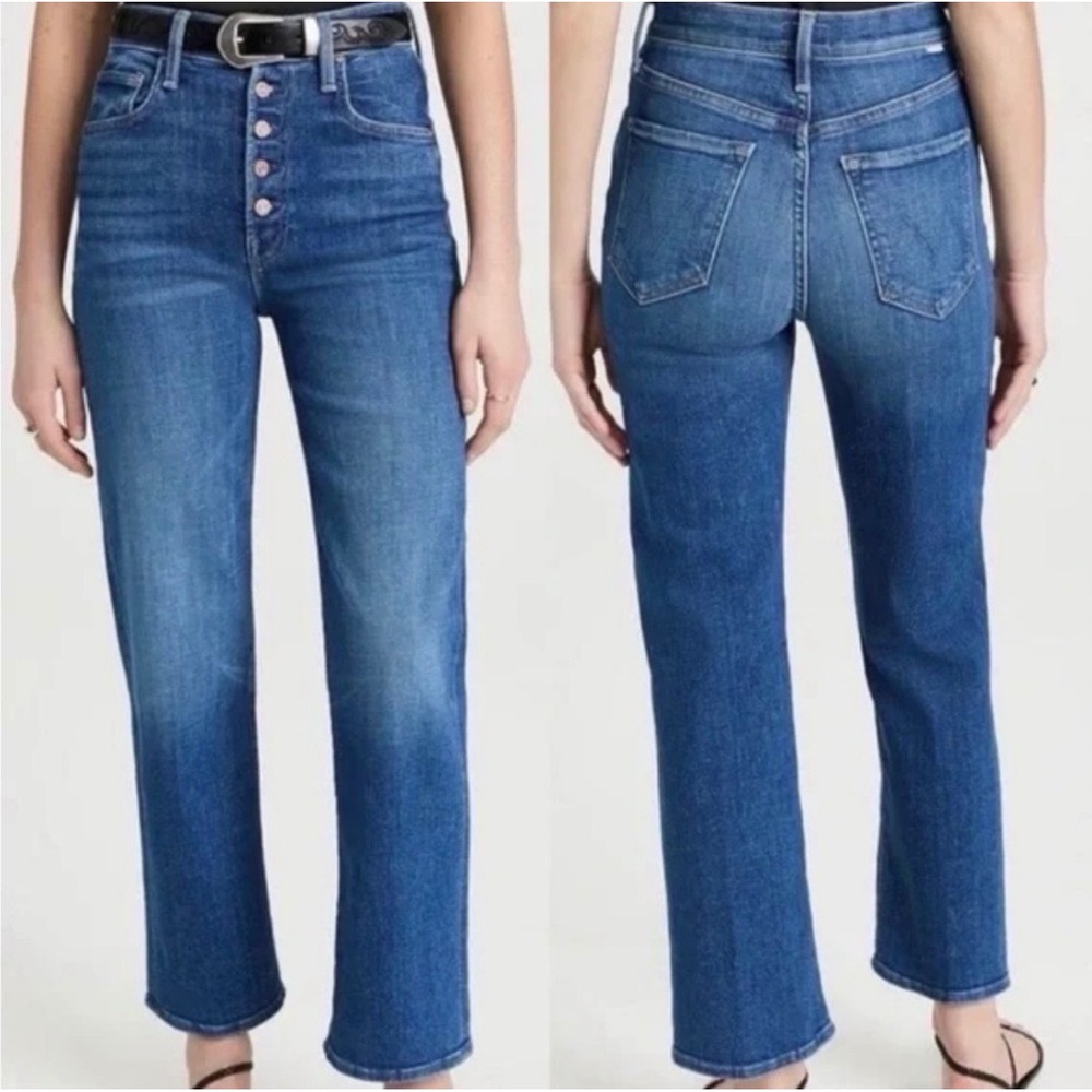 Mother The Pixie Rambler Ankle Jeans Briefly Gorgeous Button Fly 10307-775 25